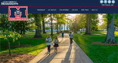 Desktop Screenshot of olemissalumni.com